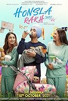 Shehnaaz Gill, Diljit Dosanjh, and Sonam Bajwa in Honsla Rakh (2021)