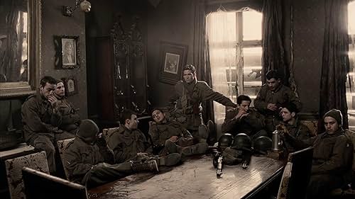 Eion Bailey, Nolan Hemmings, Robin Laing, Andrew Lee Potts, Rocky Marshall, Ross McCall, Rene L. Moreno, Kieran O'Brien, and Peter Youngblood Hills in Band of Brothers (2001)