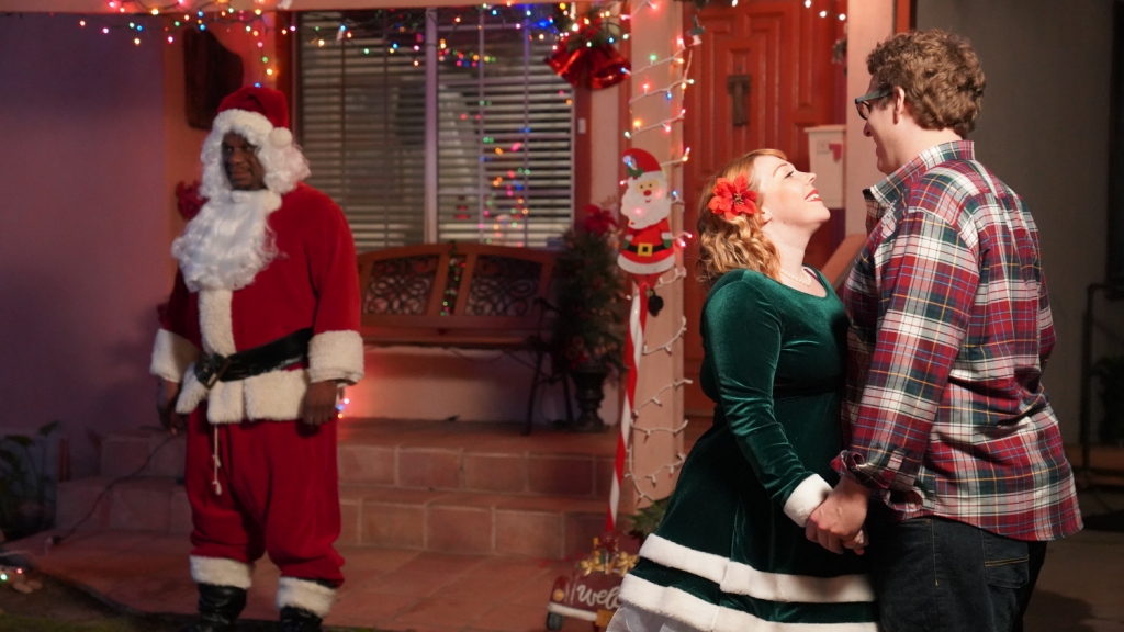 Rhomeyn Johnson, Ben Solenberger, and Karen Baughn in American Christmas (2019)