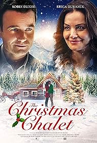 Robin Dunne and Erica Durance in The Christmas Chalet (2019)