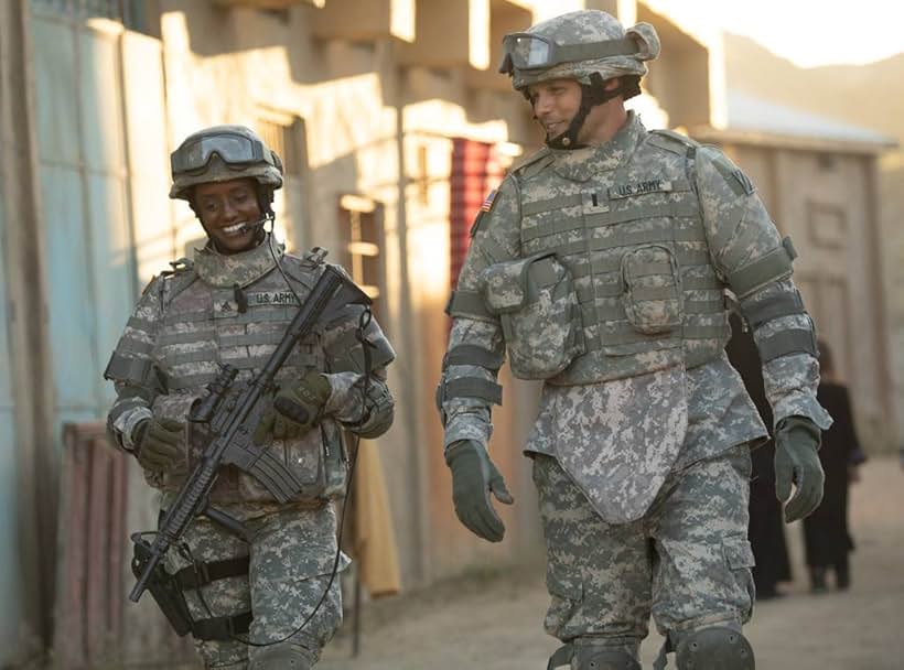 Justin Bruening and Skye P. Marshall in Indivisible (2018)