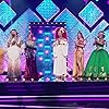 Loulou Velvet, Alvilda, Chloe Clarke, Gabanna, Morphae, Star, La Veuve, and Madame Yoko in Drag Race Belgique (2023)