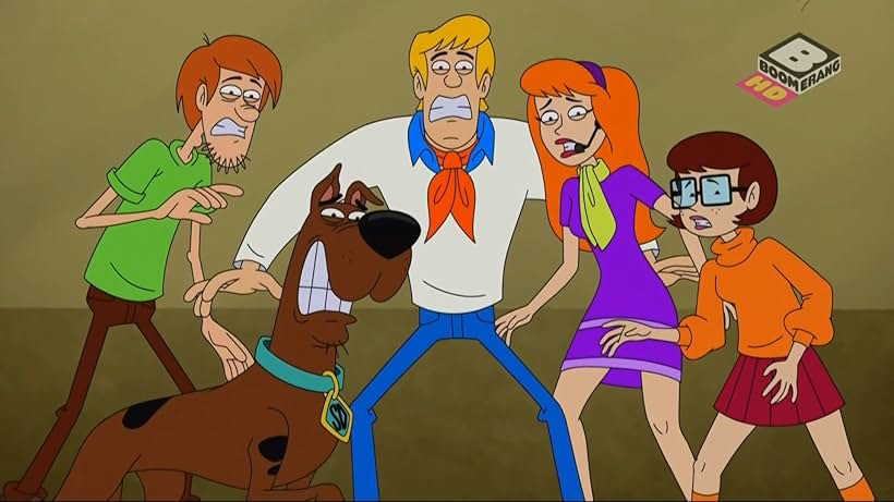 Matthew Lillard, Grey Griffin, Frank Welker, and Kate Micucci in Be Cool, Scooby-Doo! (2015)