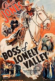 Muriel Evans, Buck Jones, and Silver in Boss of Lonely Valley (1937)