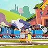 Charlie Zeltzer, Shomoy James Mitchell, Aaron Barashi, Henry Harrison, Eva Mohamed, Holly Dixon, Jenna Warren, Henri Charles, Meesha Contreras, and Glee Dango in Thomas & Friends: All Engines Go (2021)