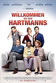 Senta Berger, Heiner Lauterbach, Elyas M'Barek, Florian David Fitz, Palina Rojinski, and Eric Kabongo in Welcome to Germany (2016)