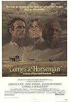 Jane Fonda, James Caan, and Jason Robards in Comes a Horseman (1978)