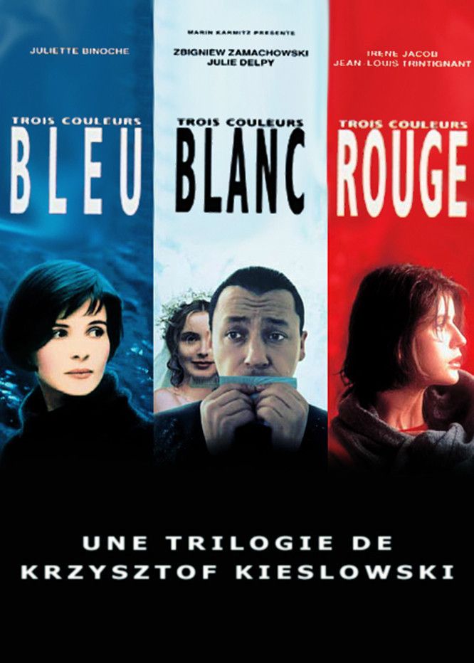 Juliette Binoche, Julie Delpy, Irène Jacob, Jean-Louis Trintignant, and Zbigniew Zamachowski in Three Colors: Blue (1993)