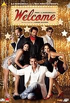 Nana Patekar, Anil Kapoor, Akshay Kumar, Paresh Rawal, Katrina Kaif, and Mallika Sherawat in Welcome (2007)