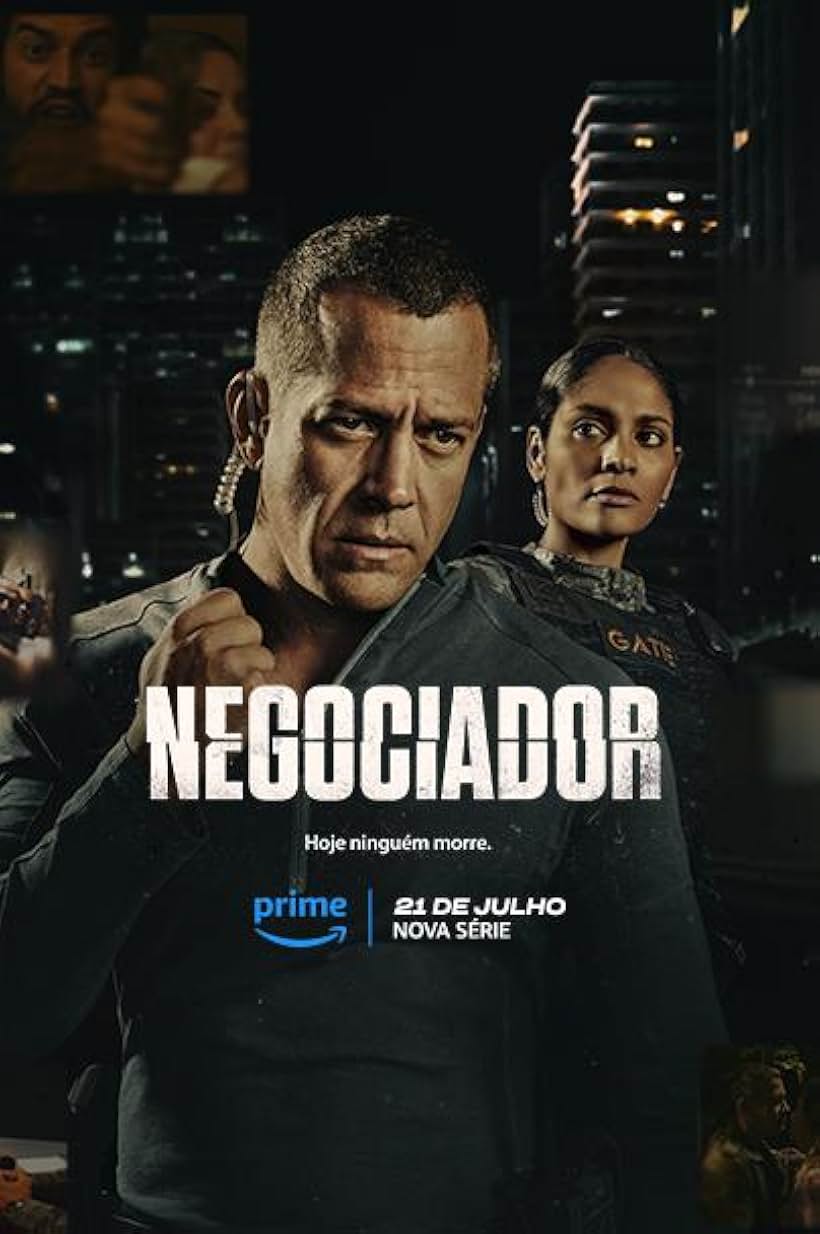 Malvino Salvador and Barbara Reis in Negociador (2023)