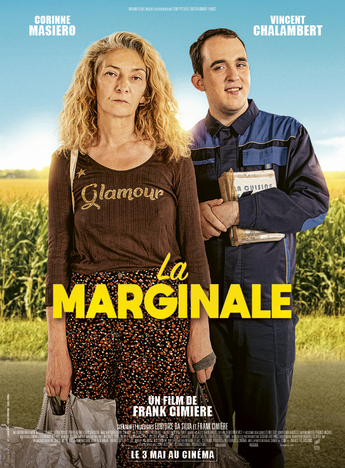 Corinne Masiero and Vincent Chalambert in La marginale (2023)