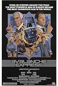 Lee Marvin, Maximilian Schell, Robert Shaw, and Linda Evans in Avalanche Express (1979)