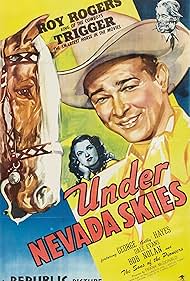 Roy Rogers, Dale Evans, George 'Gabby' Hayes, and Trigger in Under Nevada Skies (1946)