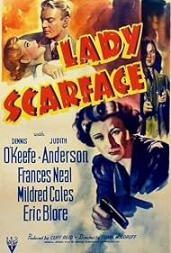 Judith Anderson, Frances E. Neal, and Dennis O'Keefe in Lady Scarface (1941)