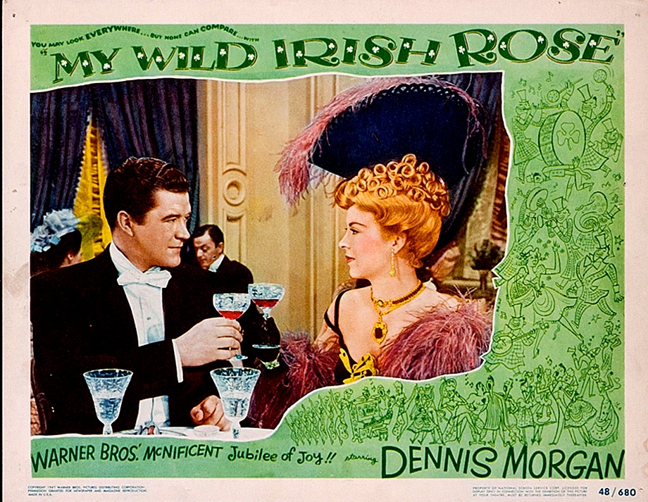 Andrea King and Dennis Morgan in My Wild Irish Rose (1947)