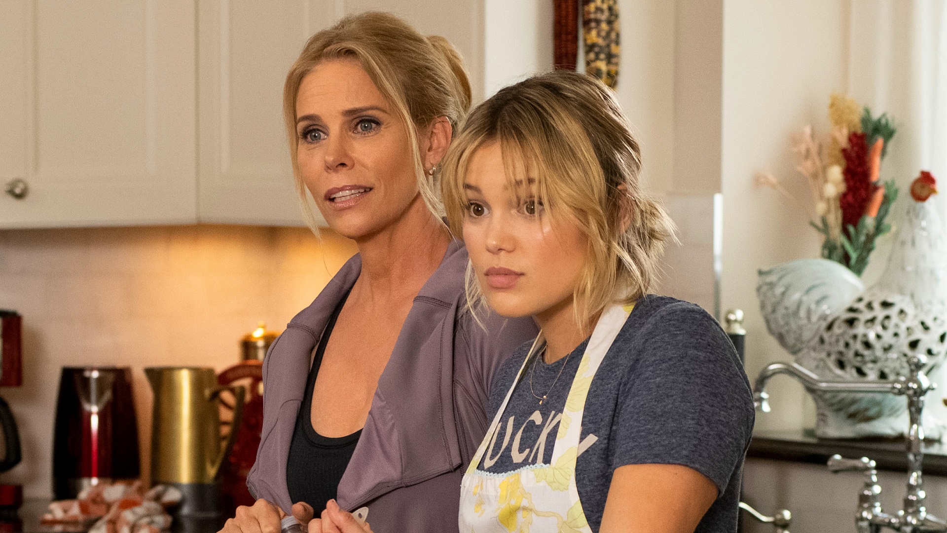 Cheryl Hines and Olivia Holt in Turkey Drop (2019)