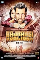 Salman Khan and Harshaali Malhotra in Bajrangi Bhaijaan (2015)