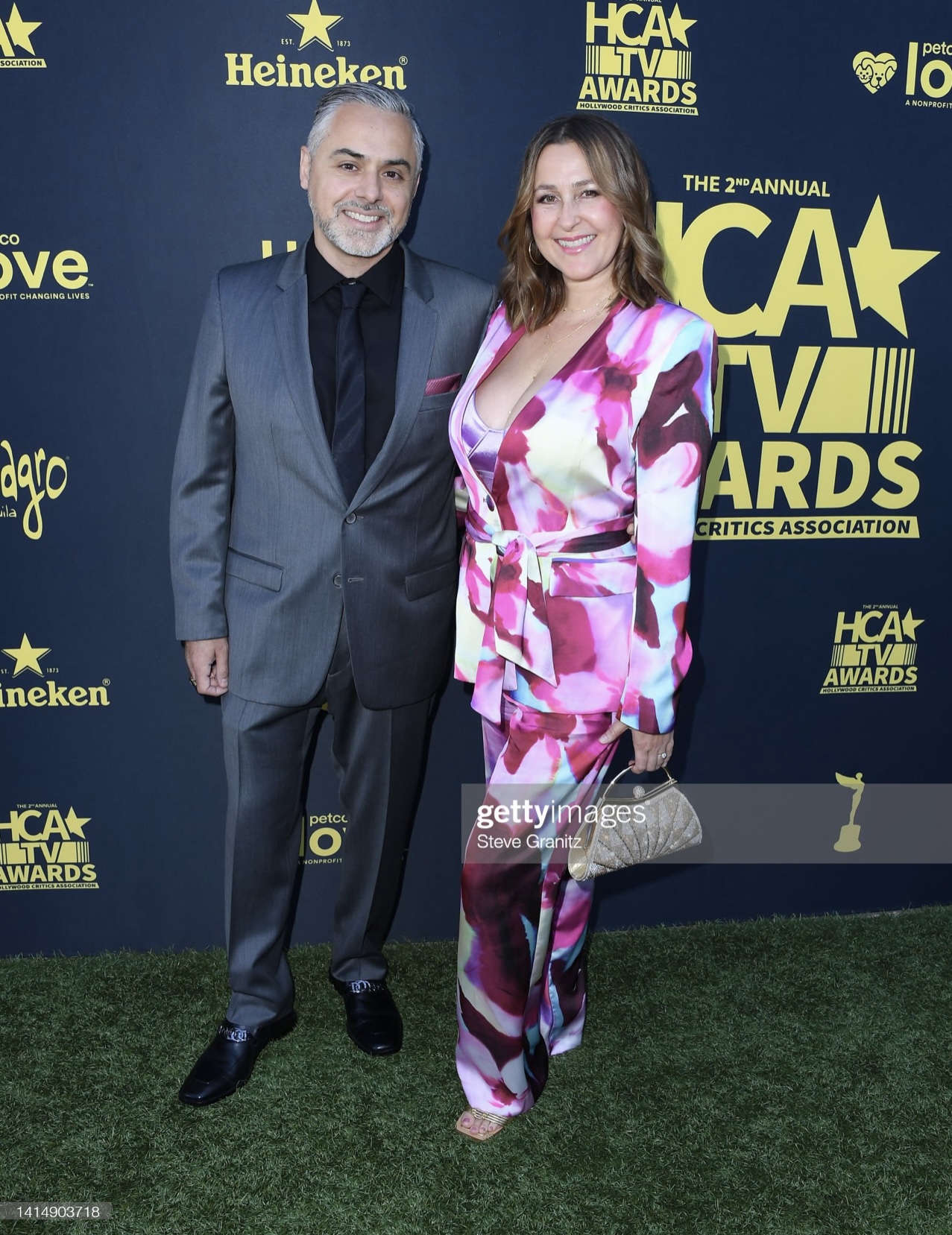 Angela Marie Volpe & Giancarlo Volpe at the HCATV Awards