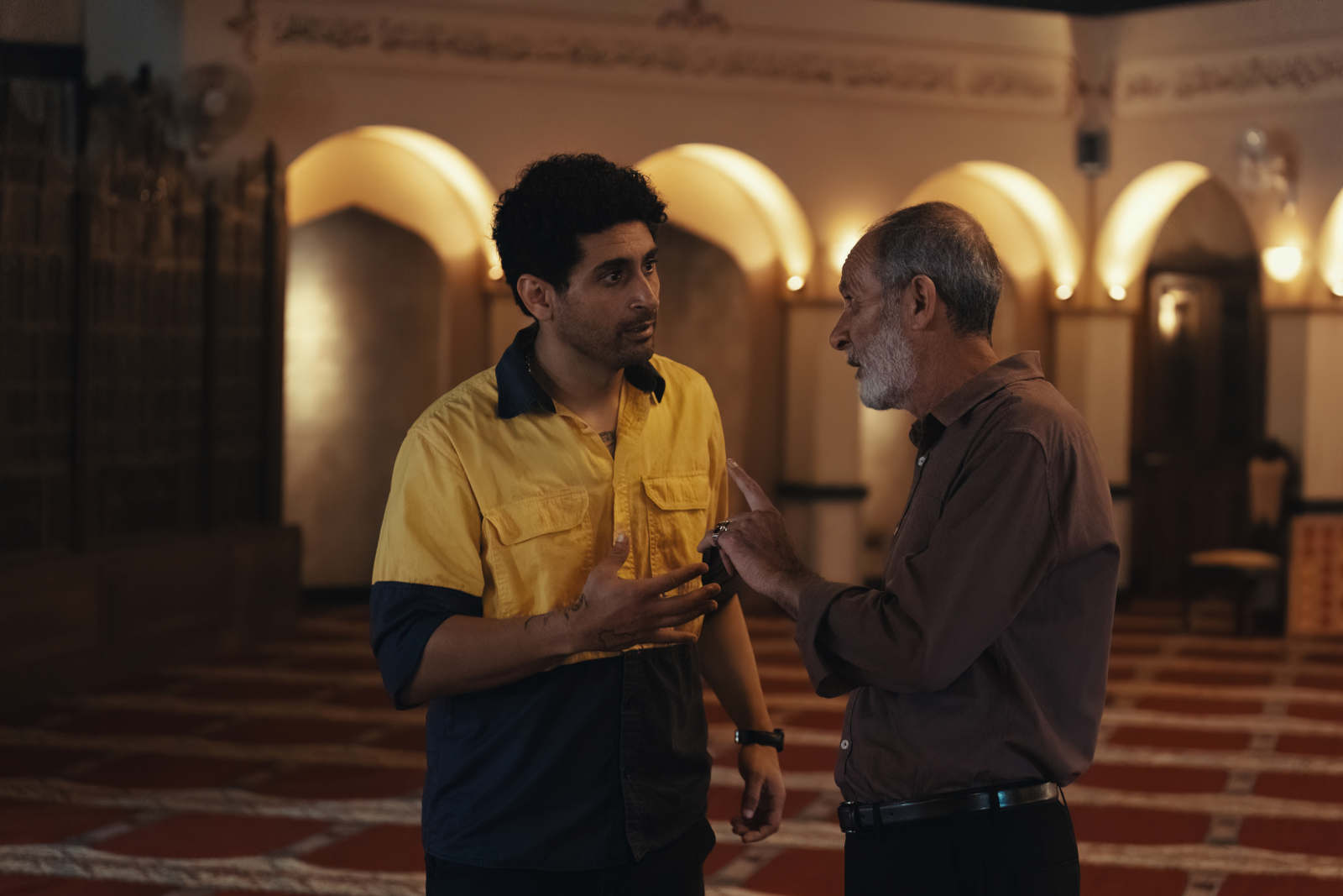 Osamah Sami and Kamel El Basha in HOUSE OF GODS