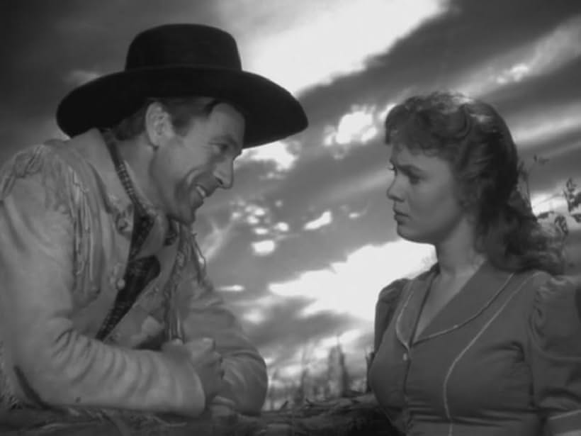 Gary Cooper and Doris Davenport in The Westerner (1940)