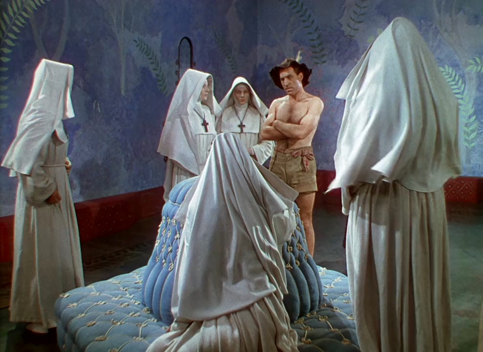 Deborah Kerr, Kathleen Byron, David Farrar, Judith Furse, Jenny Laird, and Flora Robson in Black Narcissus (1947)