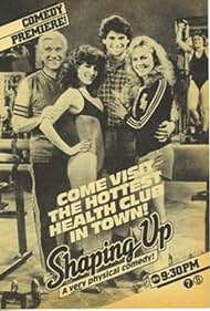 Leslie Nielsen, Michael Fontaine, Cathie Shirriff, and Shawn Weatherly in Shaping Up (1984)