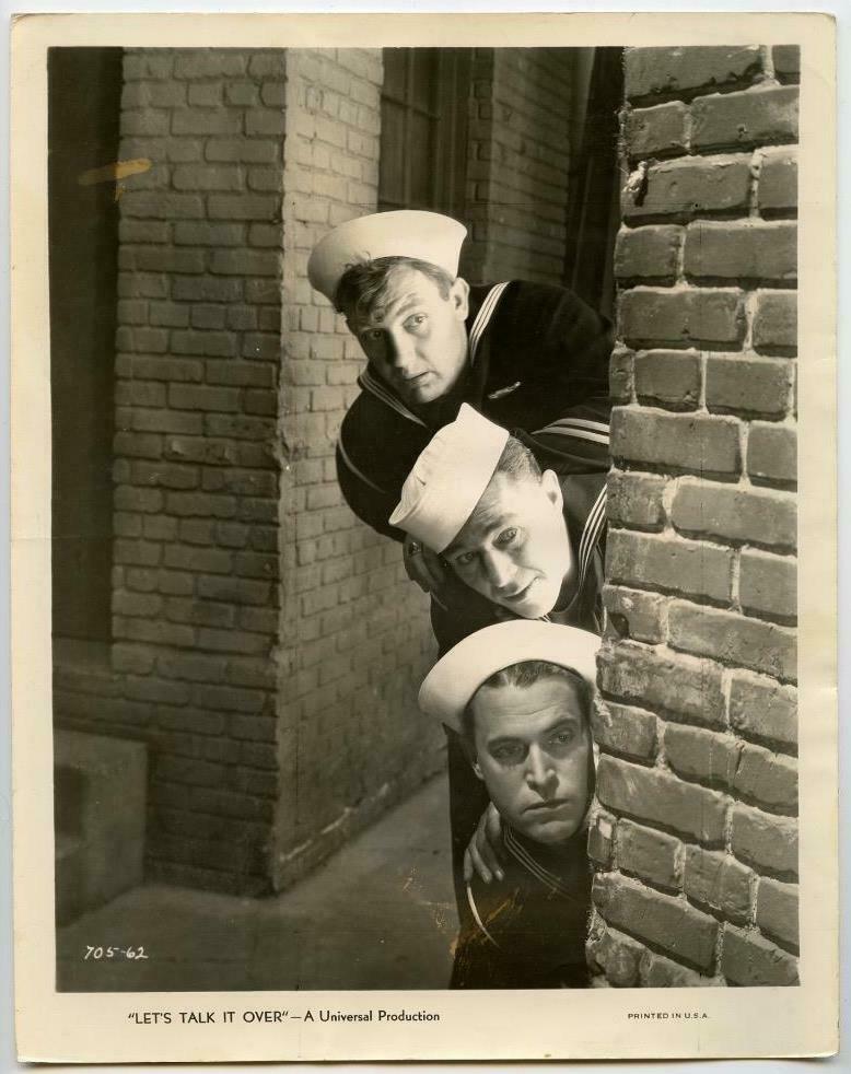 Russ Brown, Andy Devine, and Chester Morris in Let's Talk It Over (1934)