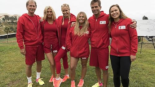 Nicole Eggert, David Chokachi, Gena Lee Nolin, Brande Roderick, Parker Stevenson, and Ronda Rousey in Battle of the Network Stars (2017)