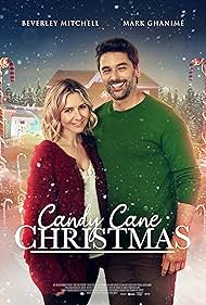 Beverley Mitchell and Mark Ghanimé in Candy Cane Christmas (2020)