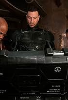 Bokeem Woodbine, Pablo Schreiber, and Yerin Ha in Halo (2022)