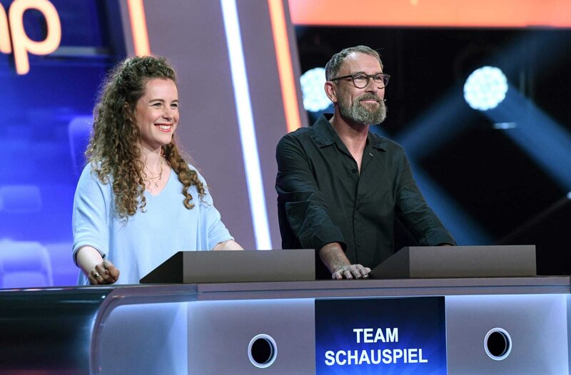 Heikko Deutschmann and Klara Deutschmann in "Team Schauspiel" gegen den Olymp (2023)