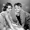 Marianne Edwards and George 'Spanky' McFarland in The Little Rascals (1955)