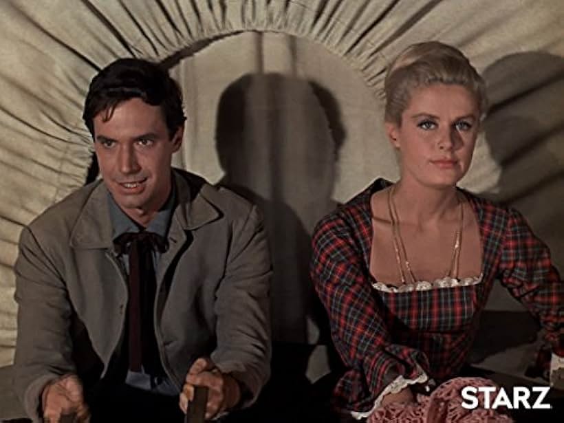 Bradford Dillman and Diana Hyland in Wagon Train (1957)