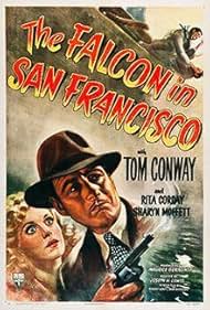 Tom Conway and Paula Corday in The Falcon in San Francisco (1945)