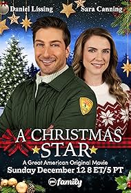 Daniel Lissing and Sara Canning in A Christmas Star (2021)