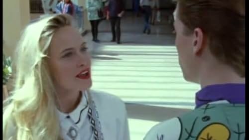 Corin Nemec and Josie Bissett in Parker Lewis Can't Lose (1990)