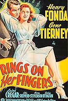 Henry Fonda and Gene Tierney in Rings on Her Fingers (1942)