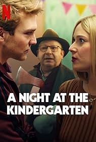 Zbigniew Zamachowski, Lena Góra, and Piotr Witkowski in A Night at the Kindergarten (2022)