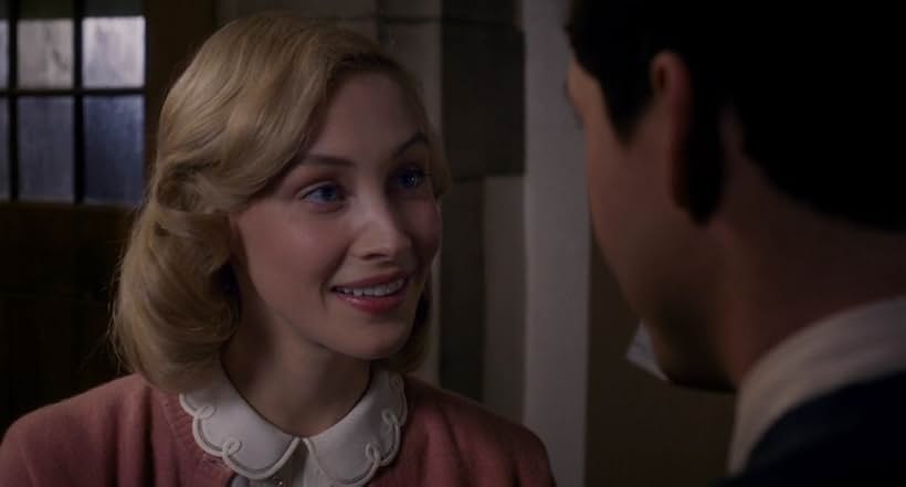 Sarah Gadon and Logan Lerman in Indignation (2016)