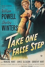 William Powell and Shelley Winters in Take One False Step (1949)