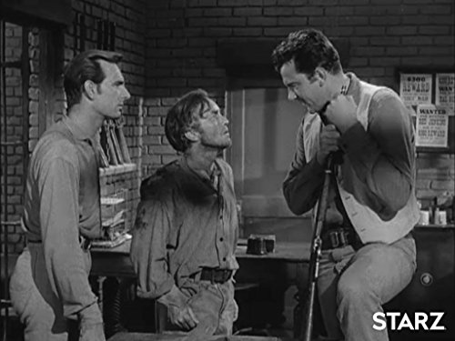 James Arness, Strother Martin, and Dennis Weaver in Gunsmoke (1955)