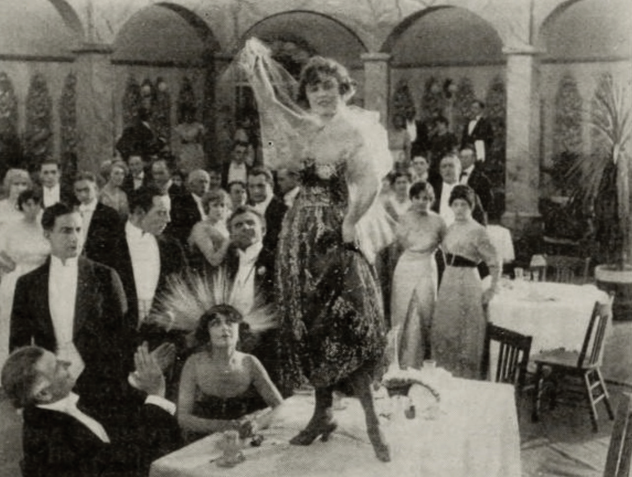 Jackie Saunders in The Grip of Evil (1916)