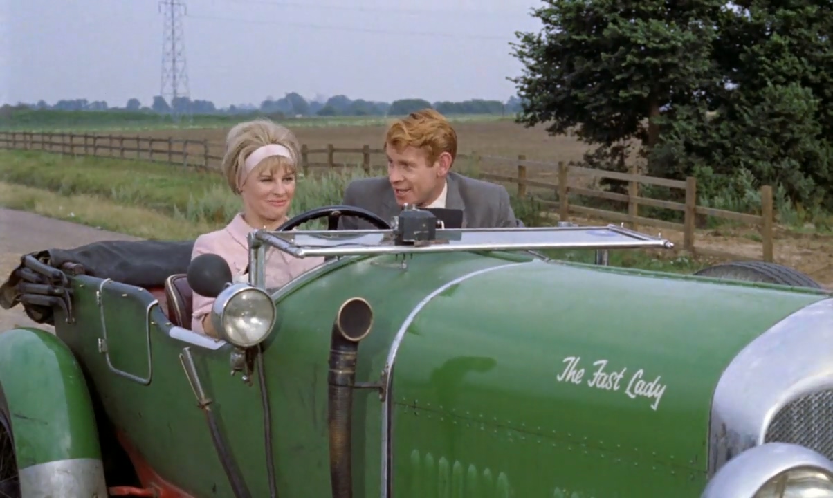 Julie Christie and Stanley Baxter in The Fast Lady (1962)