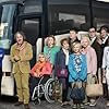 Susie Blake, Katy Cavanagh-Jupe, Matthew Cottle, Kevin Eldon, Nigel Havers, Mark Heap, Sheila Reid, Griff Rhys Jones, Una Stubbs, Johnny Vegas, Nina Wadia, Javone Prince, Sian Gibson, and Kimberley Nixon in Murder on the Blackpool Express (2017)