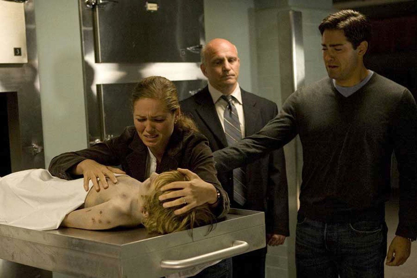 Fulvio Cecere, Erika Christensen, Jesse Metcalfe, and Thomas Greenwood in The Tortured (2010)