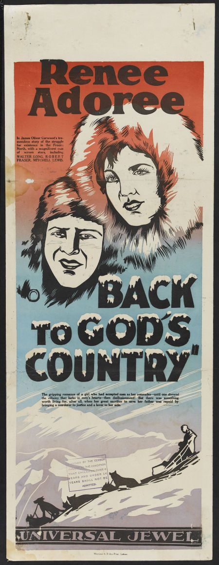 Renée Adorée and Robert Frazer in Back to God's Country (1927)