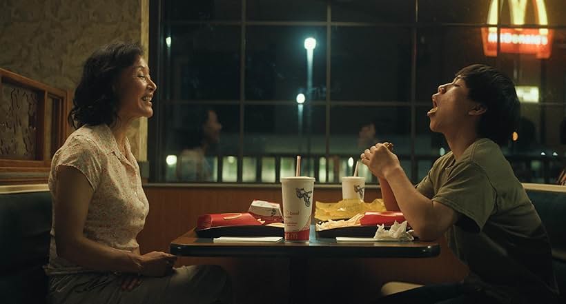 Joan Chen and Izaac Wang in Dìdi (2024)