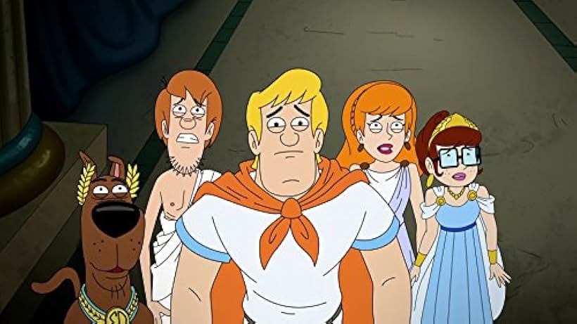 Matthew Lillard, Grey Griffin, Frank Welker, and Kate Micucci in Be Cool, Scooby-Doo! (2015)