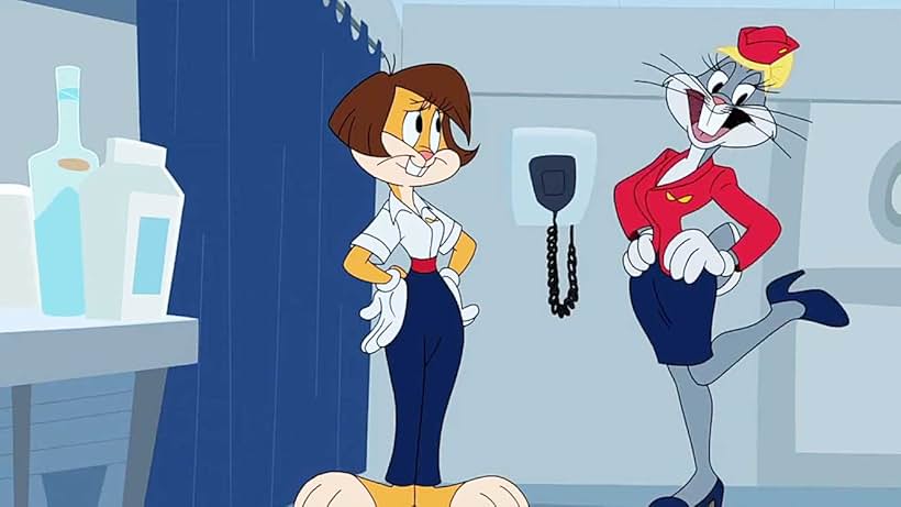 Jeff Bergman and Rachel Ramras in Looney Tunes: Rabbits Run (2015)