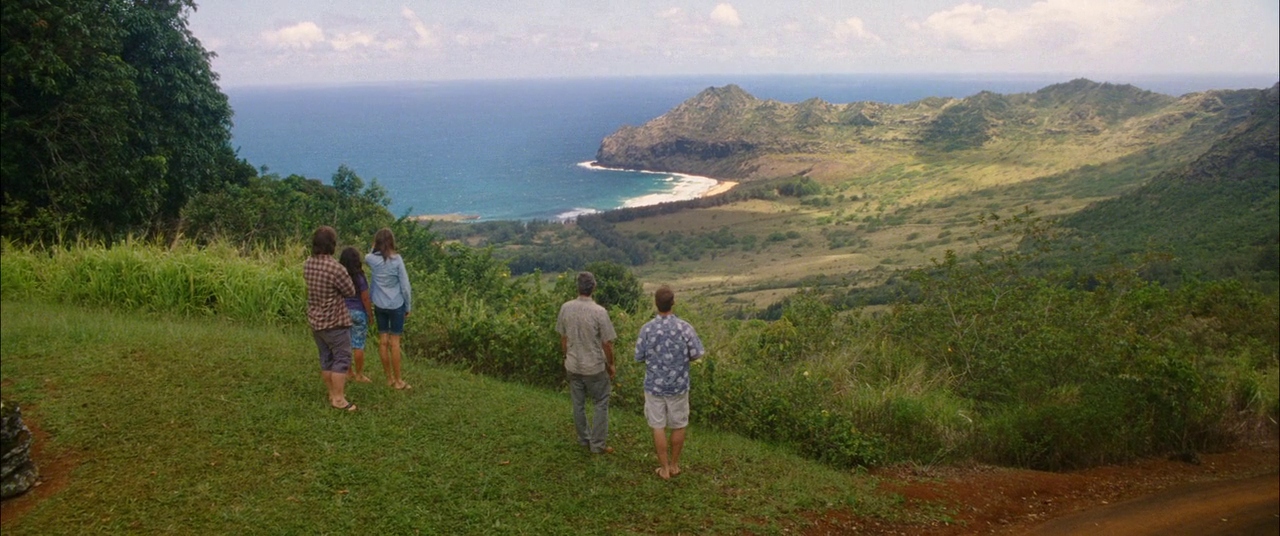 George Clooney, Matt Corboy, Shailene Woodley, Nick Krause, and Amara Miller in The Descendants (2011)